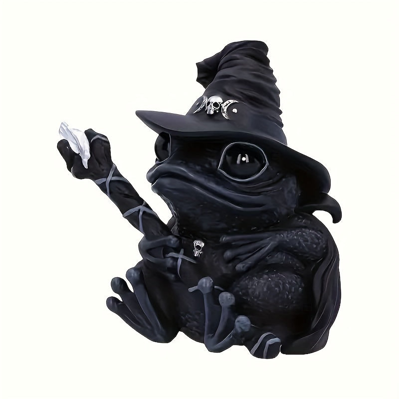 Hokus-Pokus Kurbağa Figürü – Halloween Dekor