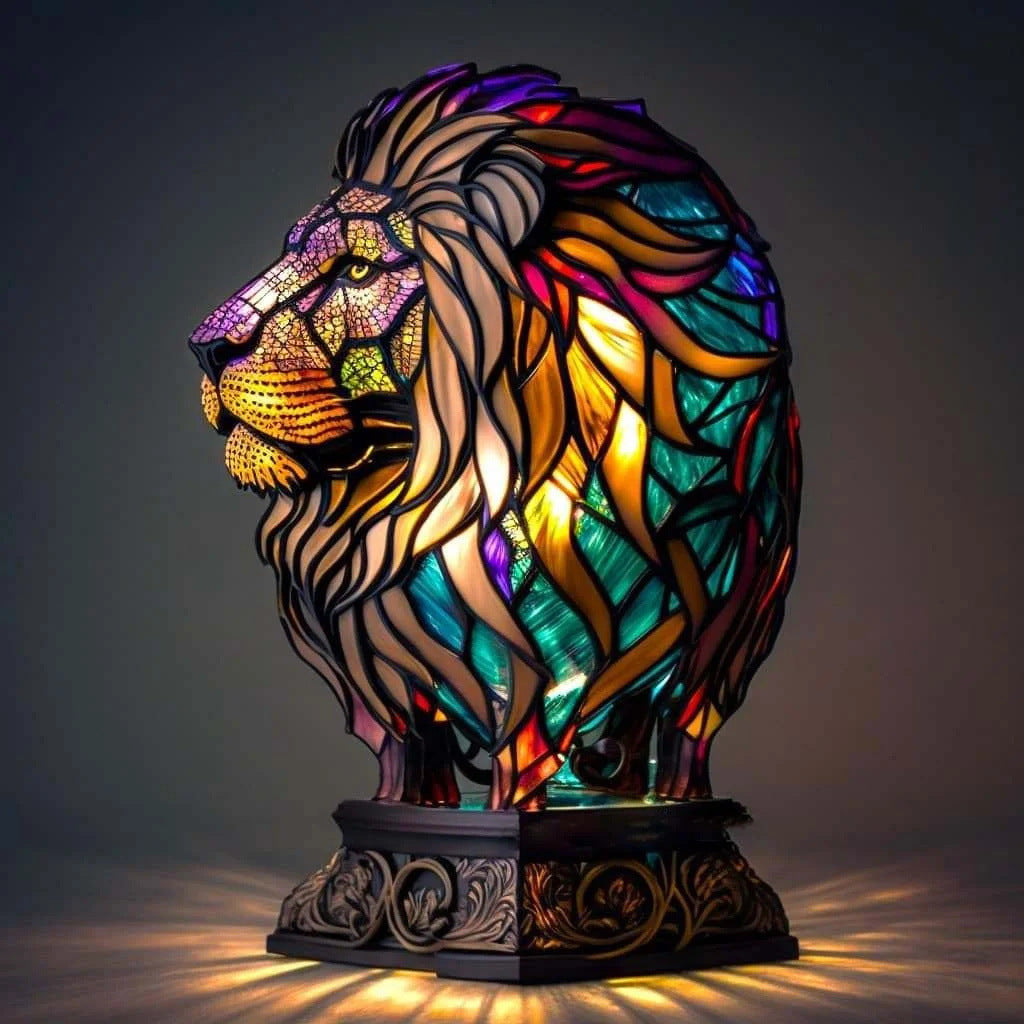 Simba | Renkli büyülü aslan lambası
