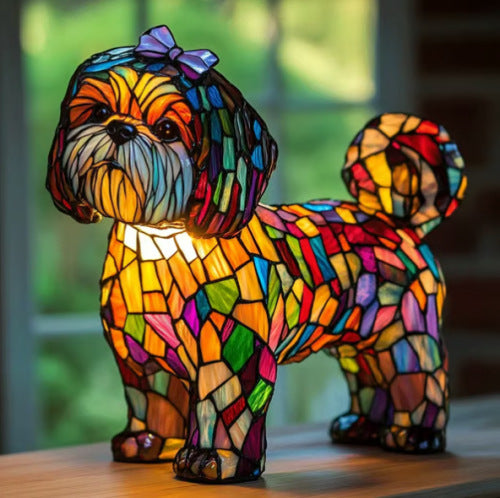 Nina | Renkli büyülü köpek lambası