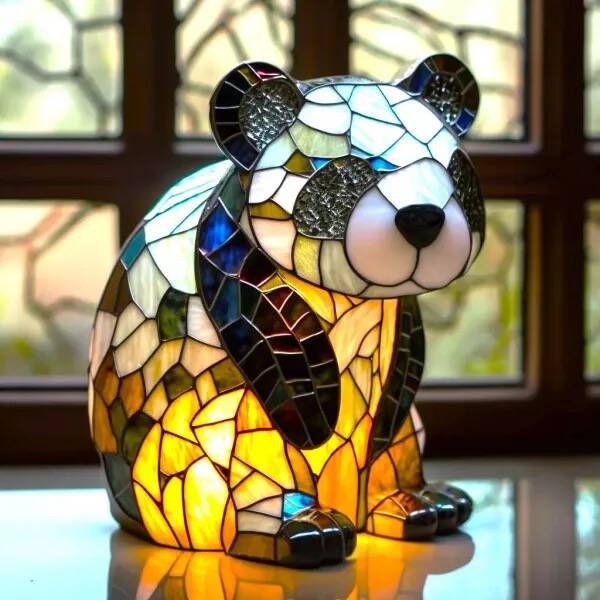 Pandaou | Renkli büyülü panda lambası