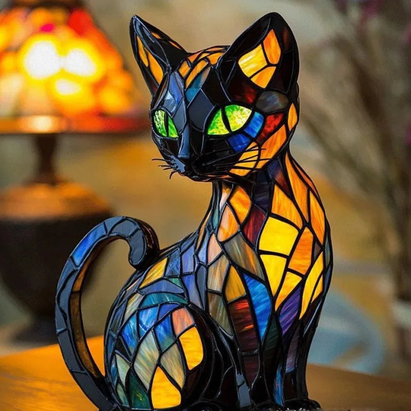 Minette | Renkli büyülü kedi lambası