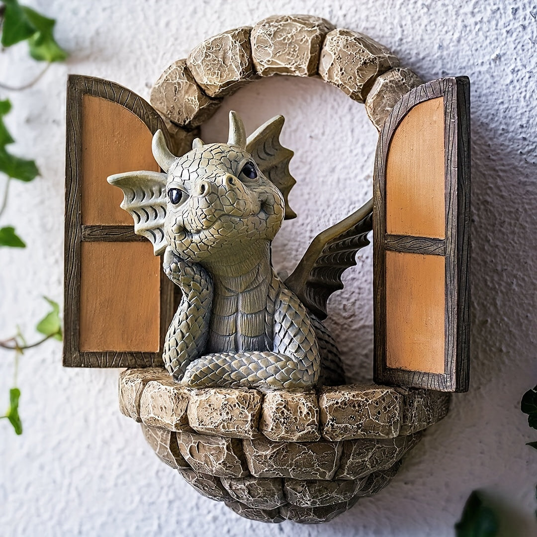 Hars Ejderha Figürü – Bahçe & Dekor