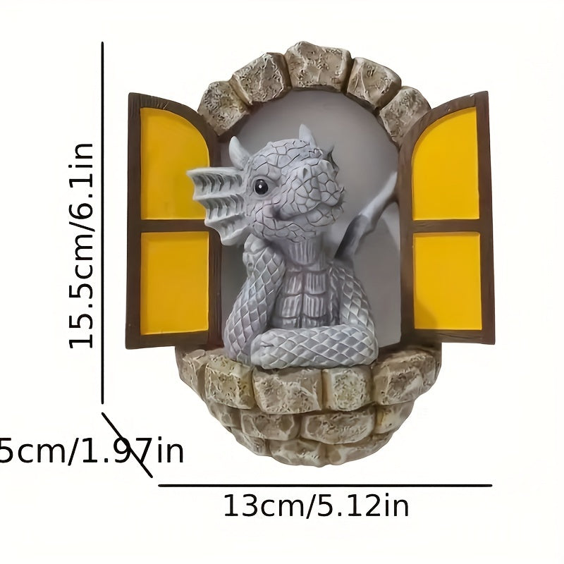 Hars Ejderha Figürü – Bahçe & Dekor