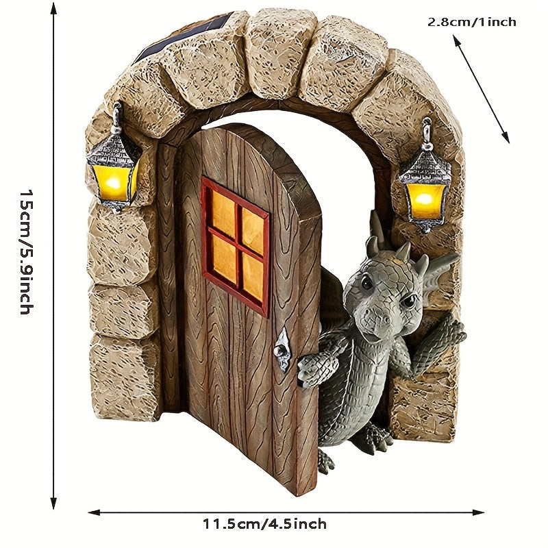 Hars Ejderha Figürü – Bahçe & Dekor